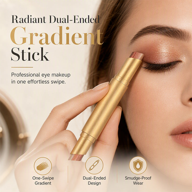 🔥🎁 2+1 GRATIS!!🥳✨Zweiseitiger Mehrfarben‑Lidschatten‑Stick – praktischer Make‑up‑Stift für schnelle Augen‑Looks