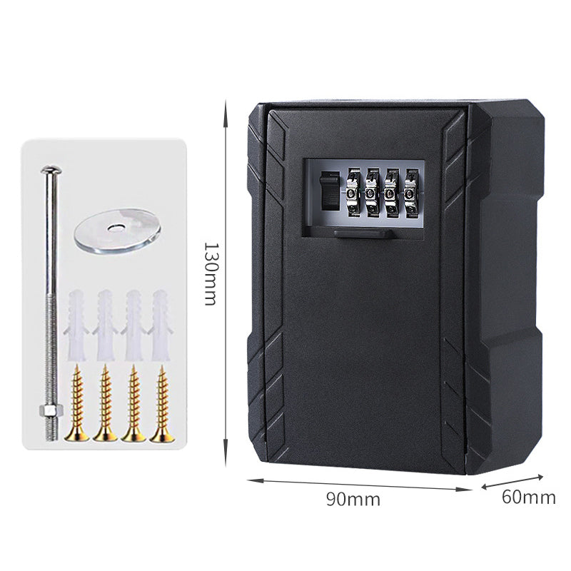 🔥🎁 2+1 GRATIS!!🥳🔐 Outdoor‑Schlüsseltresor mit Zahlenschloss – wetterfeste Wandmontage für sichere Schlüsselaufbewahrung