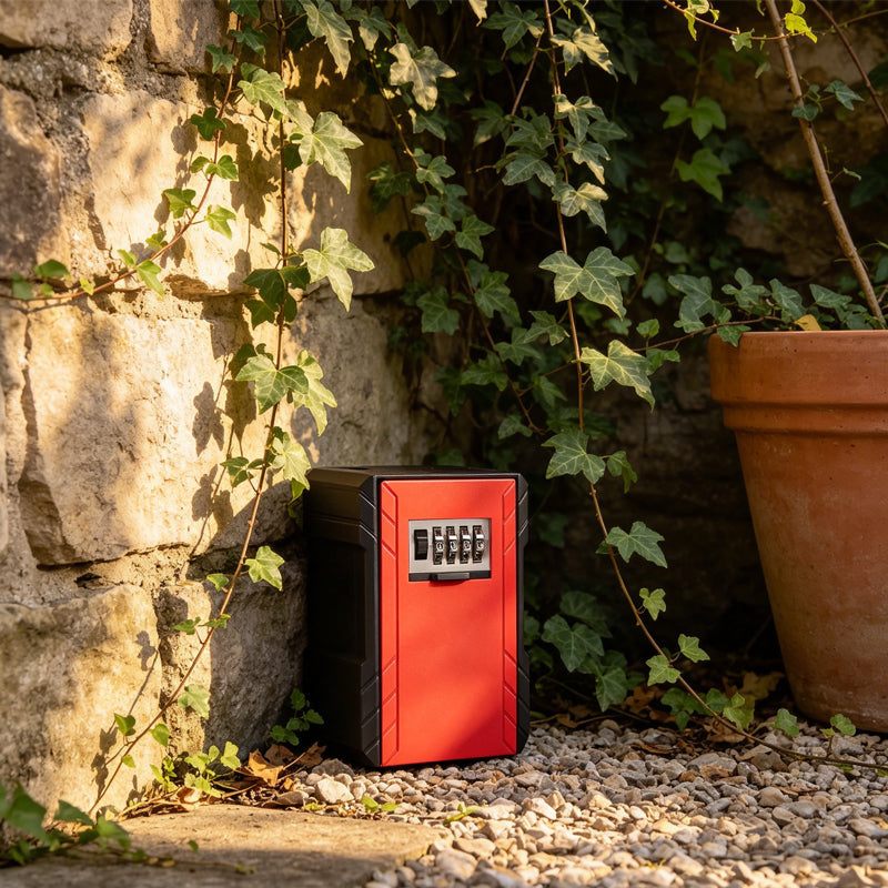 🔥🎁 2+1 GRATIS!!🥳🔐 Outdoor‑Schlüsseltresor mit Zahlenschloss – wetterfeste Wandmontage für sichere Schlüsselaufbewahrung