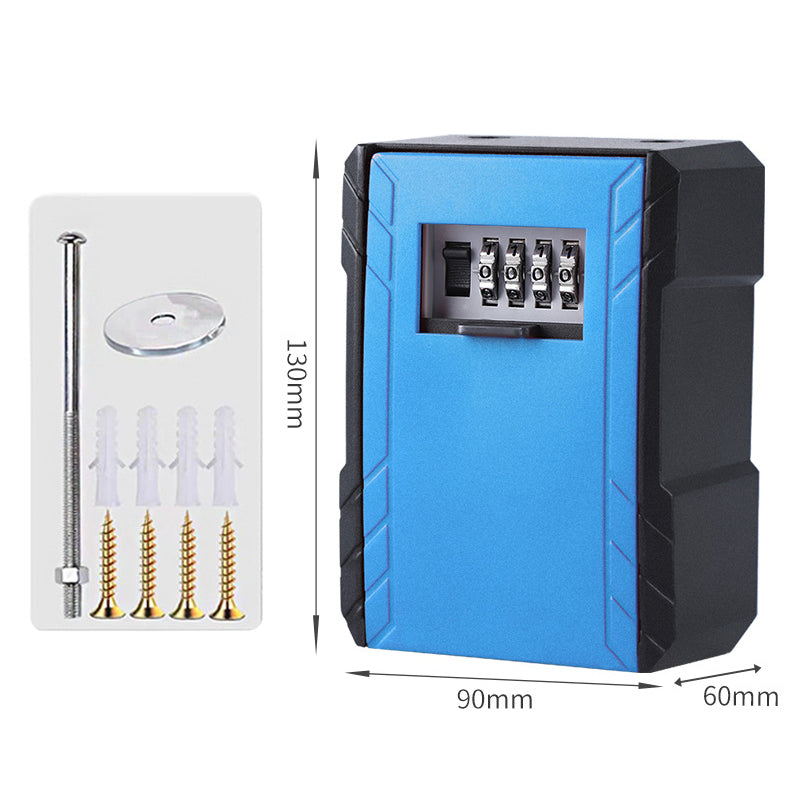 🔥🎁 2+1 GRATIS!!🥳🔐 Outdoor‑Schlüsseltresor mit Zahlenschloss – wetterfeste Wandmontage für sichere Schlüsselaufbewahrung