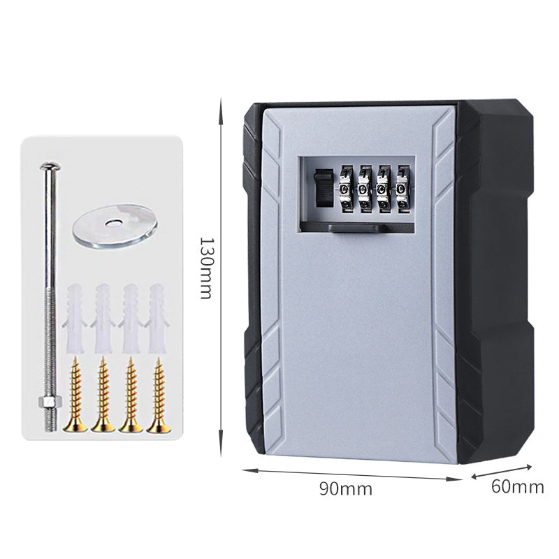 🔥🎁 2+1 GRATIS!!🥳🔐 Outdoor‑Schlüsseltresor mit Zahlenschloss – wetterfeste Wandmontage für sichere Schlüsselaufbewahrung