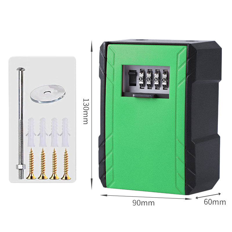 🔥🎁 2+1 GRATIS!!🥳🔐 Outdoor‑Schlüsseltresor mit Zahlenschloss – wetterfeste Wandmontage für sichere Schlüsselaufbewahrung