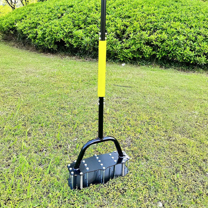 🌱 Handrasenlüfter mit Federunterstützung und Kernauswurf