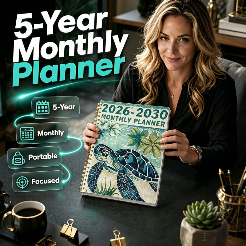 🔥🎁 2+1 GRATIS!!🥳💞 50K+ VERKAUFT! ⚡📒 Spiralgebundener Monatsplaner 2026‑2030