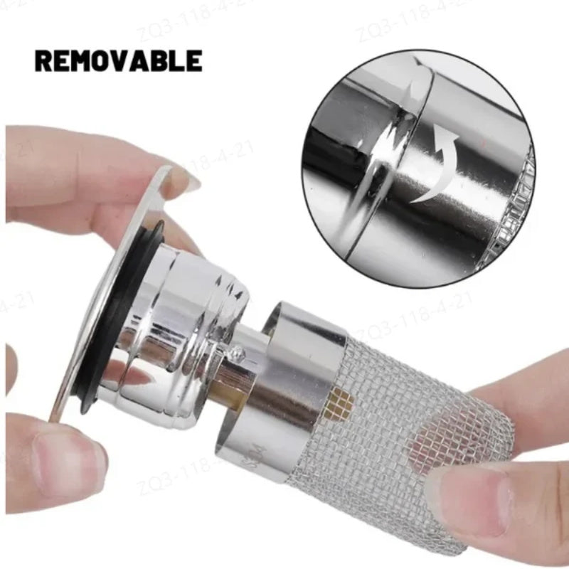 🔥🎁 1+1 GRATIS!!🥳🚿 Edelstahl‑Bodenablauf‑Filter – zuverlässiger Haare‑ und Schmutzfänger für Bad‑ und Duschabfluss