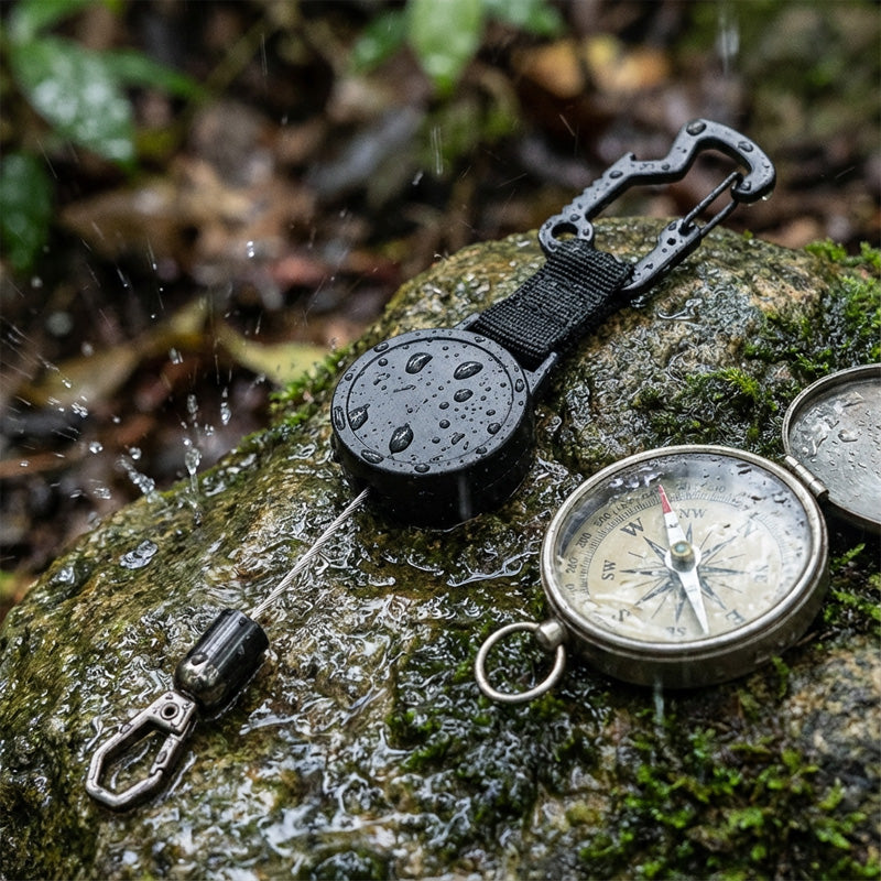 🔥🎁 1+1 GRATIS!! 🔐Hochleistungs-Schlüsselanhänger mit Aufrollmechanismus und Flaschenöffner