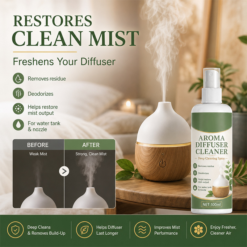 🔥🎁 2+1 GRATIS!!🥳💞 50K+ VERKAUFT! ⚡🧼Tiefen‑Reinigungsspray für Aroma‑Diffusoren
