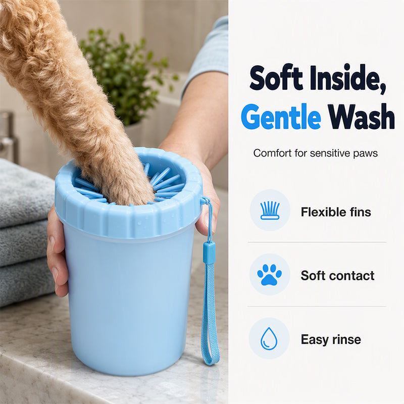 🔥🎁 2+1 GRATIS!!🥳💞 50K+ VERKAUFT! ⚡🐾 Tragbarer Pfotenreinigungs‑Becher für Haustiere