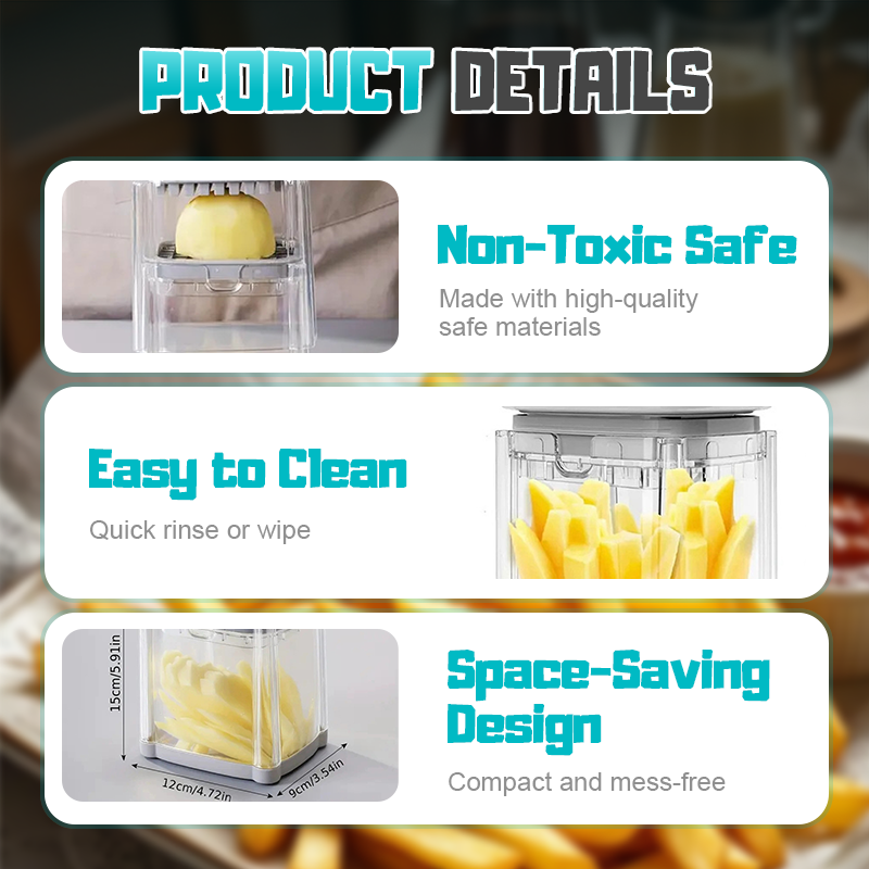 🔥4-in-1 Pommes-Frites-Schneider