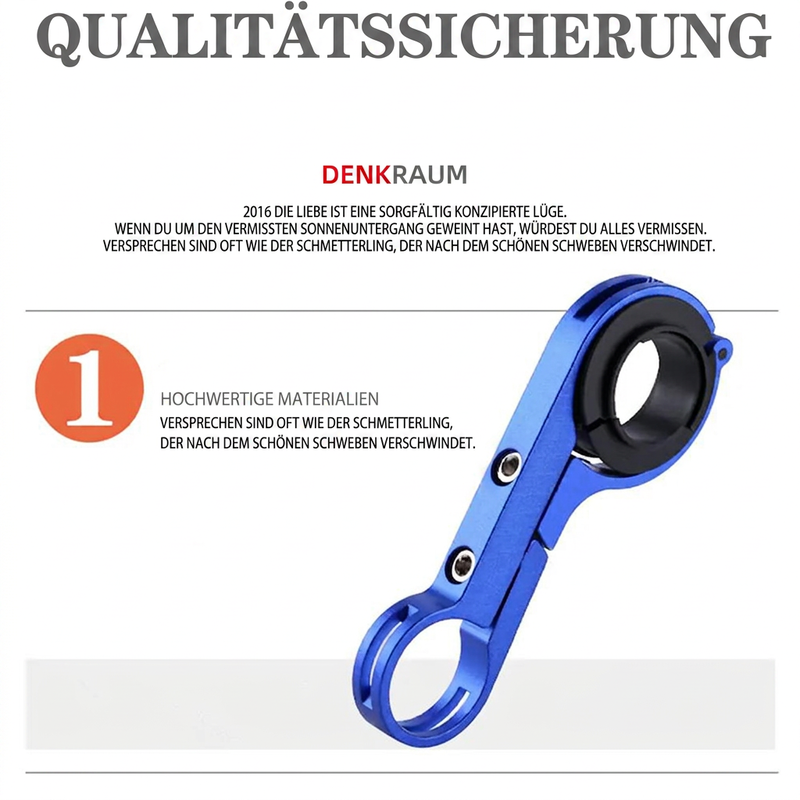 🔥⚡ 2+1 GRATIS!! 🚲Fahrrad-Lenkerverlängerung – Mehr Platz für Handy, Fahrradlicht & Zubehör