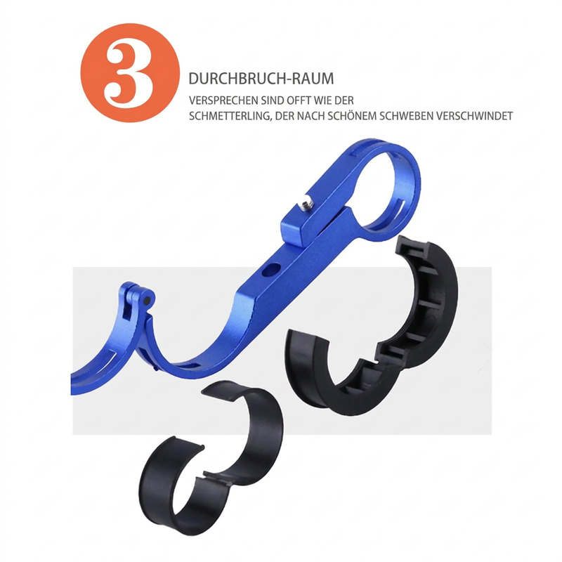 🔥⚡ 2+1 GRATIS!! 🚲Fahrrad-Lenkerverlängerung – Mehr Platz für Handy, Fahrradlicht & Zubehör