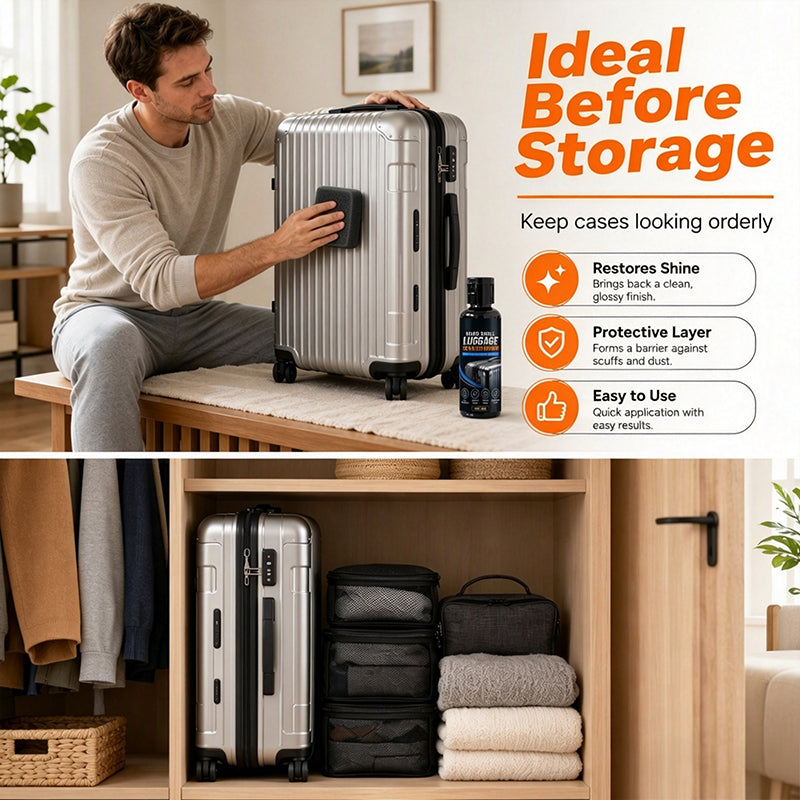 🔥🎁 2+1 GRATIS!!🥳🧳 Hartschalen-Koffer Politur | Kratzer-Pflege