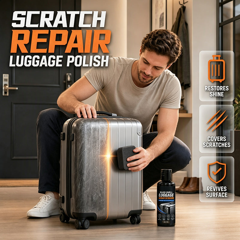 🔥🎁 2+1 GRATIS!!🥳🧳 Hartschalen-Koffer Politur | Kratzer-Pflege