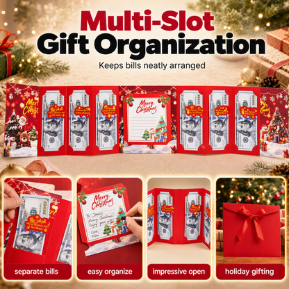 🔥🎁1+1 GRATIS!!🎄🎅Festliche Geldgeschenkkarte