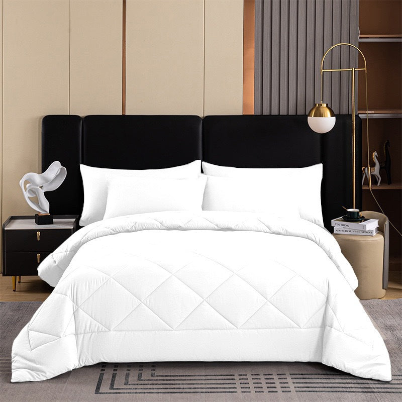 🛏️ 50 % Rabatt!! ☁️3-teiliges Steppdecken-Set mit Kissenbezügen