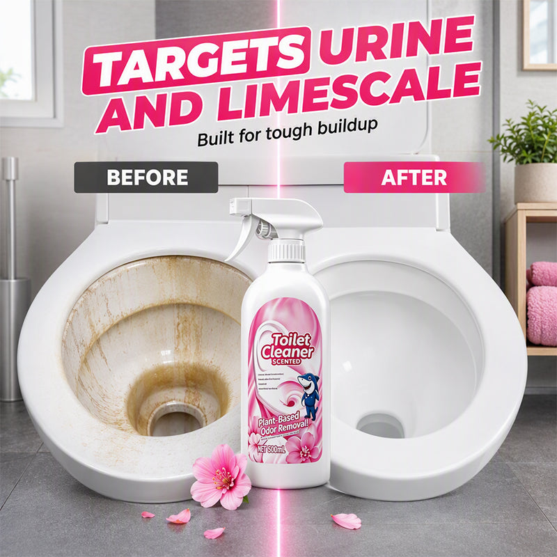 🔥🎁 2+1 GRATIS!!🛡️WC-Reiniger-Spray – Ohne Schrubben, blumiger Duft – Löst Urin und Kalk – Einfache Sprühanwendung – Für die tägliche Badpflege! 💨