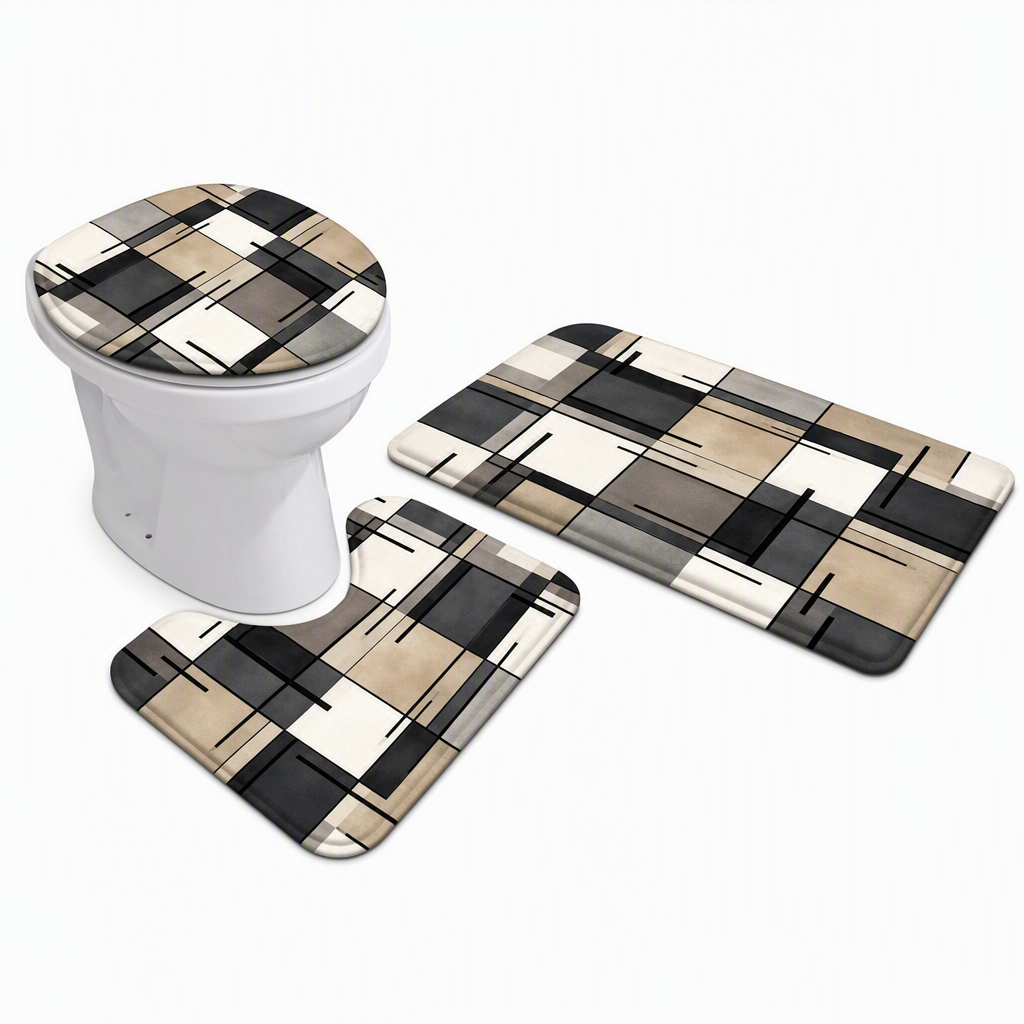 🛁 50 % RABATT! ✨ Badematte im nordischen Stil aus Kunstkaschmir – Ultraweiche, hochdichte Mikrofaser, sofort trocknend und mit verstärkten Kanten – Luxuriöser Komfort für Ihr Badezimmer 🚿