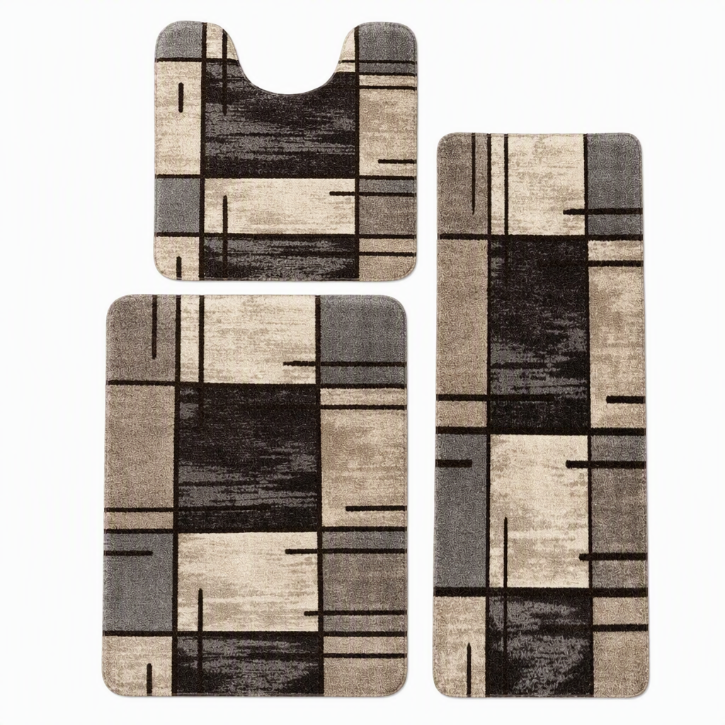🛁 50 % RABATT! ✨ Badematte im nordischen Stil aus Kunstkaschmir – Ultraweiche, hochdichte Mikrofaser, sofort trocknend und mit verstärkten Kanten – Luxuriöser Komfort für Ihr Badezimmer 🚿