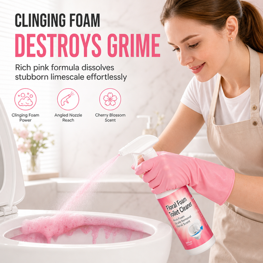 🔥 2+1 GRATIS!!🎁50K+ VERKAUFT!🚽Schäumender WC-Reiniger mit Sprühdüse
