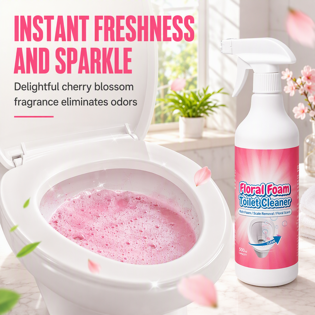 🔥 2+1 GRATIS!!🎁50K+ VERKAUFT!🚽Schäumender WC-Reiniger mit Sprühdüse