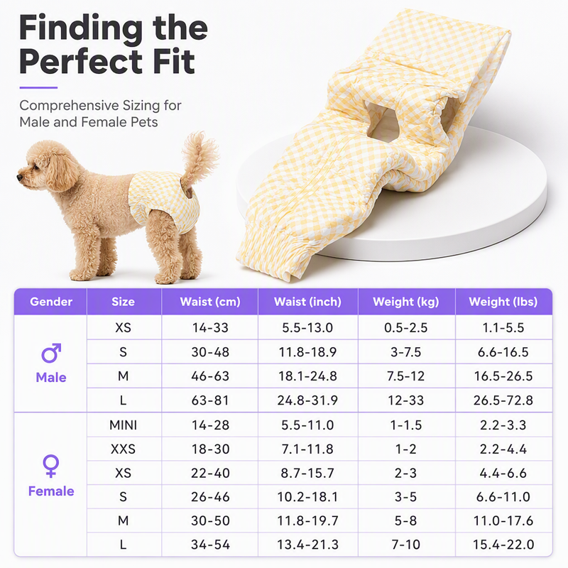 🐶 2+1 GRATIS!!💧🐾 Einwegwindeln für Hunde und Katzen mit 7-lagigem Saugkern
