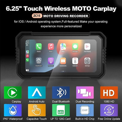 🔥 Kabelloser CarPlay-Bildschirm für Motorräder