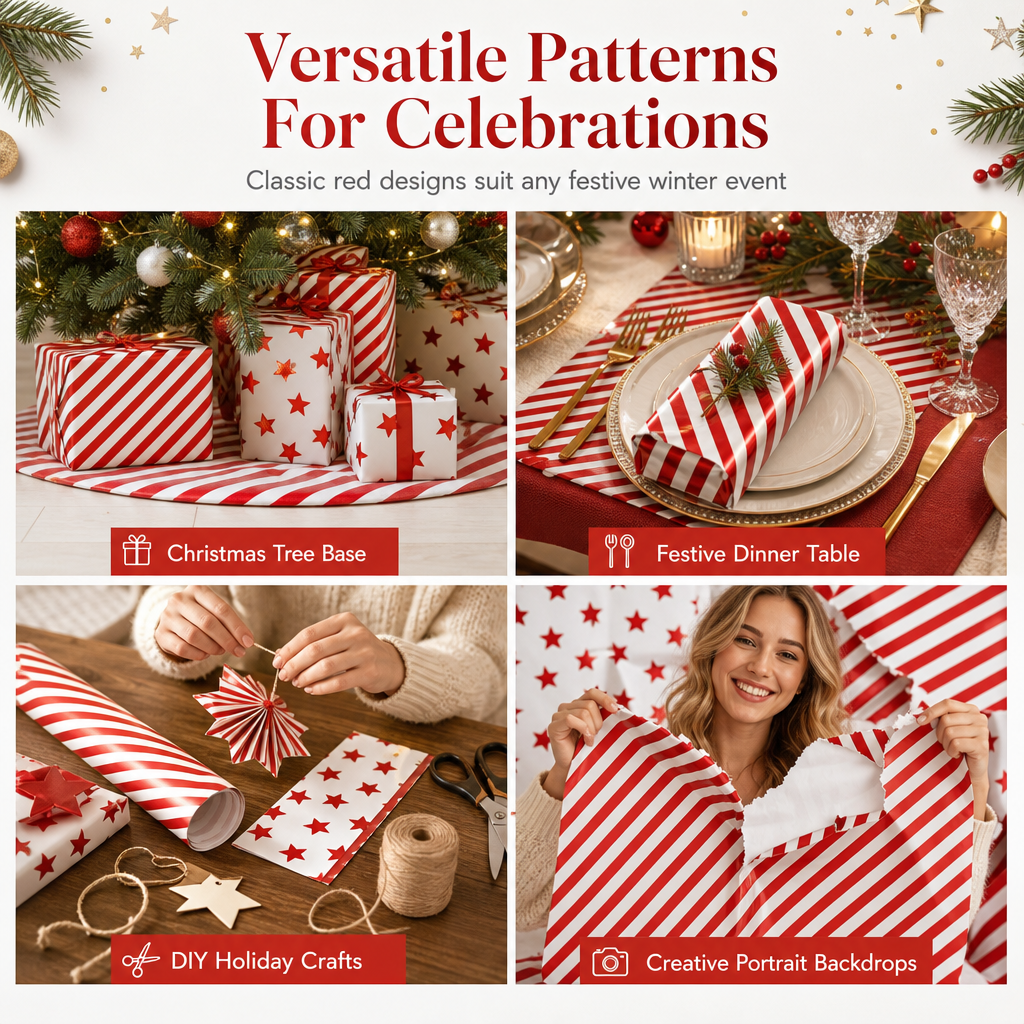 🔥 2+1 GRATIS!! 🎁 Jedes Geschenk wird zum besonderen Hingucker – Weihnachtspapierrolle
