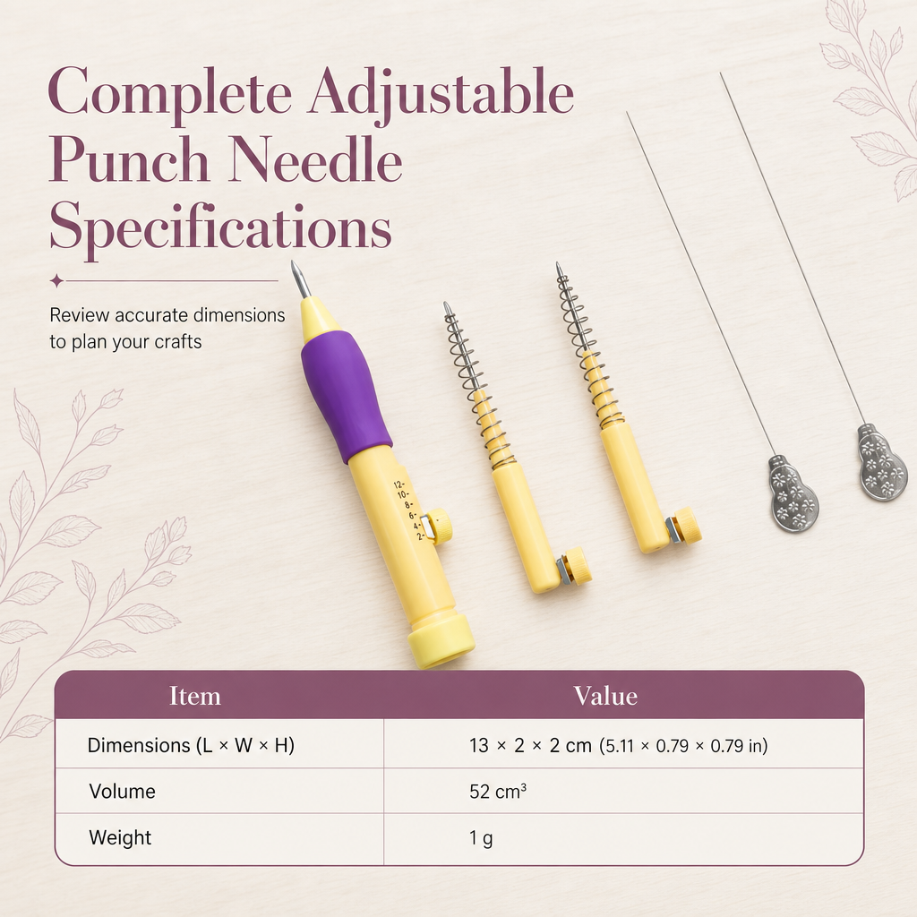 🔥🎁 2+1 GRATIS!!✨ Punch Needle Stickwerkzeug-Set