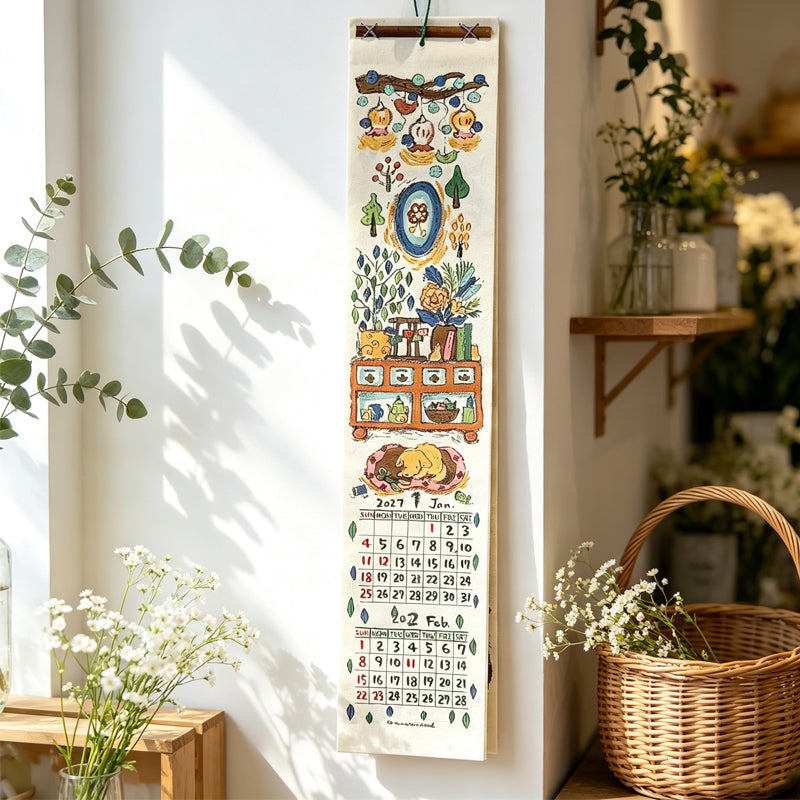🔥🎁Neu 50% RABATT🔥 Kreativer Wandkalender 2027 (langer Rollenkalender)