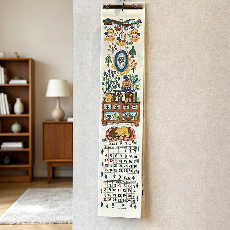 🔥🎁Neu 50% RABATT🔥 Kreativer Wandkalender 2027 (langer Rollenkalender)