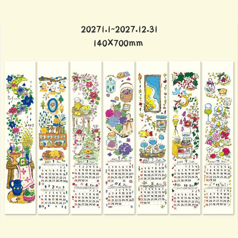 🔥🎁Neu 50% RABATT🔥 Kreativer Wandkalender 2027 (langer Rollenkalender)