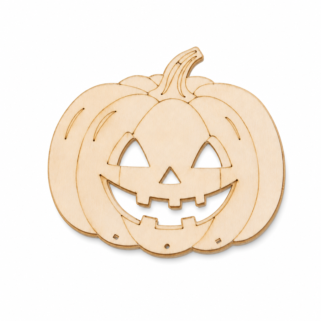 🔥🎁 2+1 GRATIS!! 🥳🎃 Halloween Bastelset aus Holz mit Kürbis | DIY-Windspiel✨