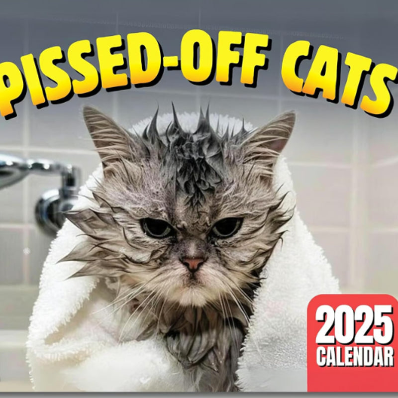 🐱 Lustiger Katzenkalender – 12 Monate frecher Katzenhumor