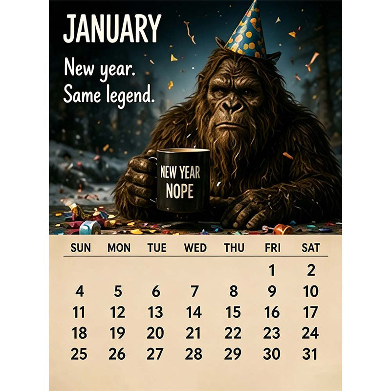 🔥🎃2+1 GRATIS!!🦶 Bigfoots Tageskalender 2027
