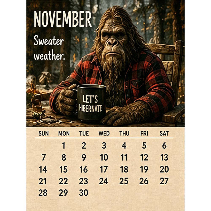 🔥🎃2+1 GRATIS!!🦶 Bigfoots Tageskalender 2027