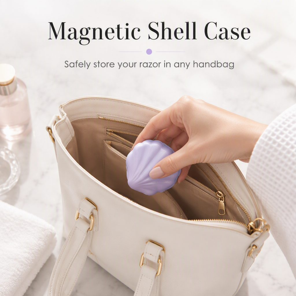 🔥 2+1 GRATIS!! 🪒 Tragbarer manueller Damen-Rasierer in Muschelform