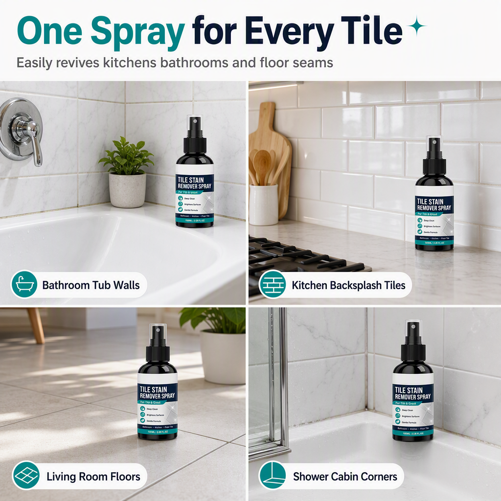 🧼2+1 GRATIS!!🎯 Fugenreinigungsspray – Einfache Pflege von Fliesenfugen und Flecken in feuchten Bereichen