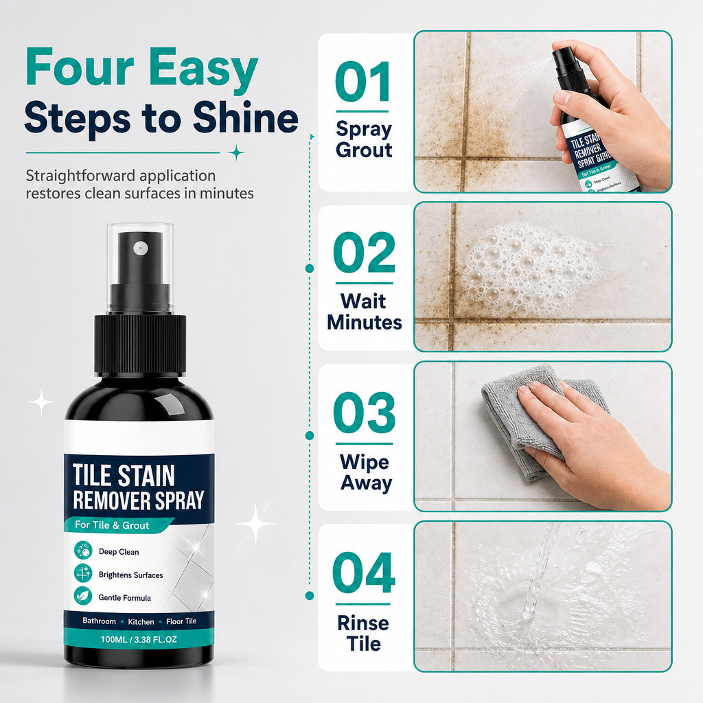 🧼2+1 GRATIS!!🎯 Fugenreinigungsspray – Einfache Pflege von Fliesenfugen und Flecken in feuchten Bereichen