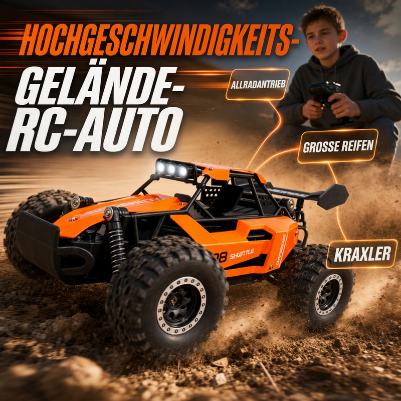 🏎️Hochgeschwindigkeits-RC-Geländewagen mit Allradantrieb