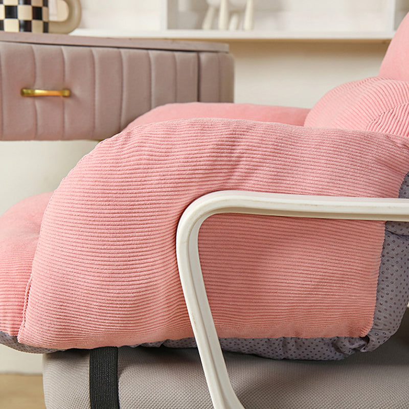 ☁️Kostenloser Versand🪑 Cloud Comfort Schreibtischstuhl – Bequemer Drehstuhl mit weicher Polsterung für Arbeitszimmer, Schminktisch und Homeoffice