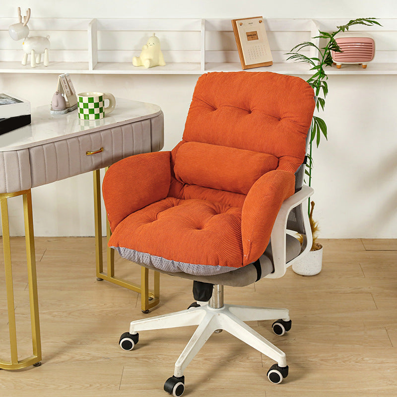☁️Kostenloser Versand🪑 Cloud Comfort Schreibtischstuhl – Bequemer Drehstuhl mit weicher Polsterung für Arbeitszimmer, Schminktisch und Homeoffice