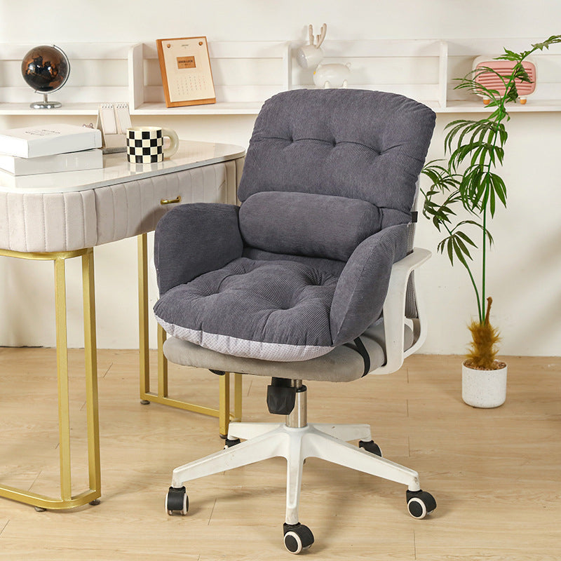 ☁️Kostenloser Versand🪑 Cloud Comfort Schreibtischstuhl – Bequemer Drehstuhl mit weicher Polsterung für Arbeitszimmer, Schminktisch und Homeoffice
