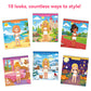 🔥🎁Neu 50% RABATT!!🎨 Tragbares, wiederverwendbares DIY-Stickerbuch für Kinder🧒👧