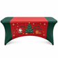 🎄50 % Rabatt!!🎅 Weihnachtliche Stretch-Tischdecke | Rechteckig, passgenau