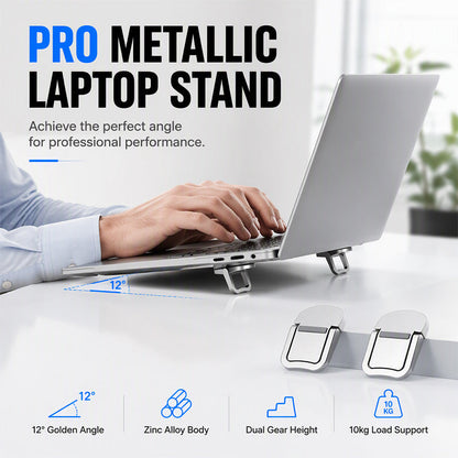 💻✨ Faltbarer Laptop-Kühlständer – Kompakte Erhöhungen für besseren Winkel und optimierte Luftzirkulation