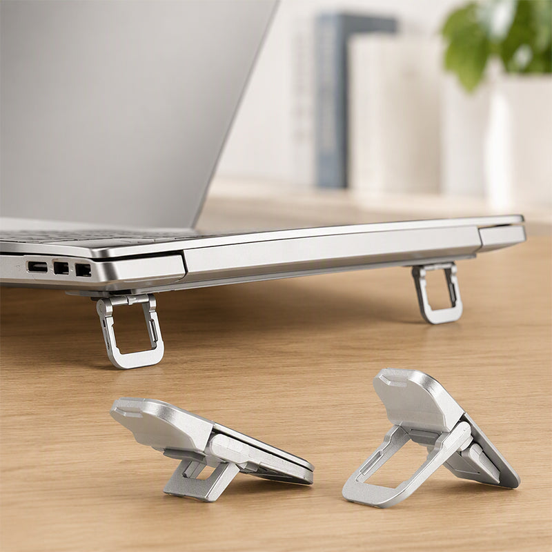 💻✨ Faltbarer Laptop-Kühlständer – Kompakte Erhöhungen für besseren Winkel und optimierte Luftzirkulation