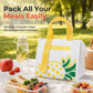 🍱 50 % RABATT! ✨ Isolierte, extra dicke Lunchtasche – Hält Speisen warm/kalt, wasserabweisend und geräumig