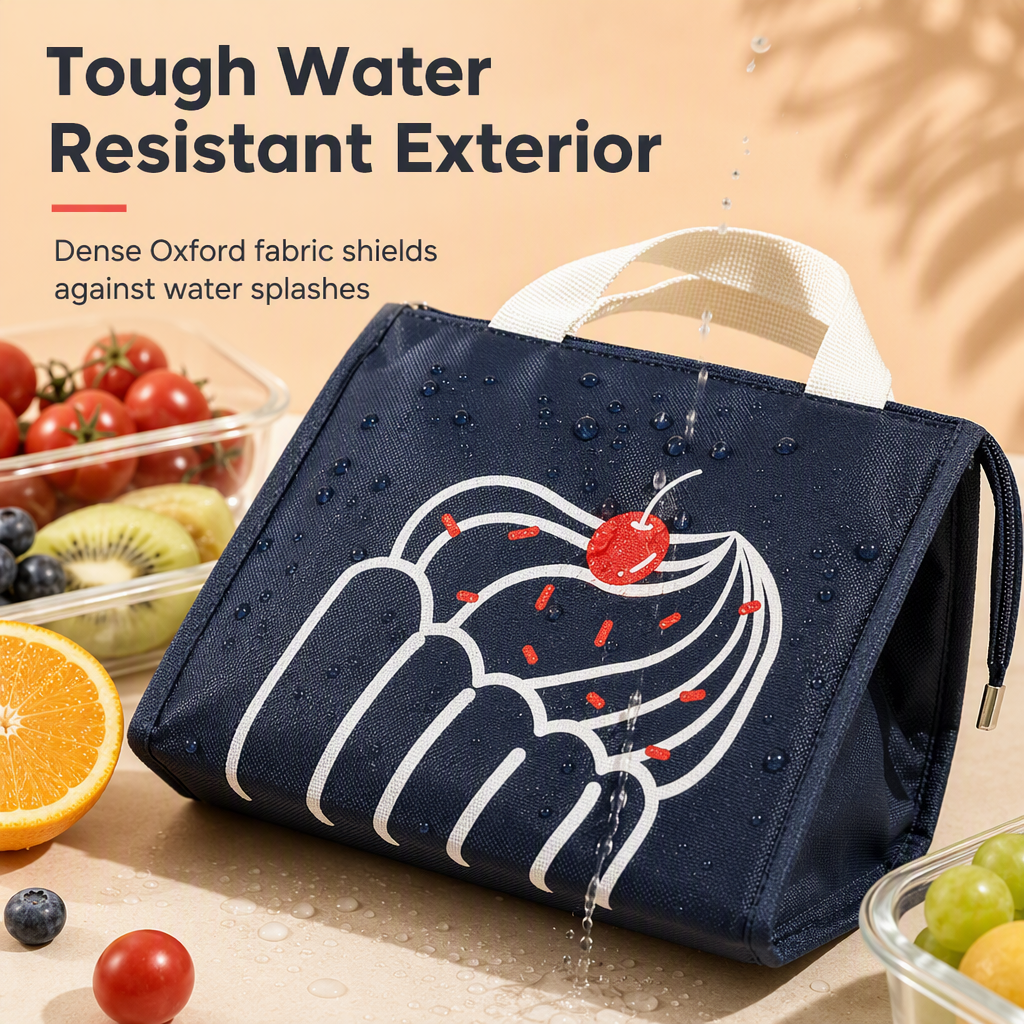 🍱 50 % RABATT! ✨ Isolierte, extra dicke Lunchtasche – Hält Speisen warm/kalt, wasserabweisend und geräumig