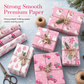 🎄50 % Rabatt!!🎅🎀12 Blatt Weihnachtsschneemann-Geschenkbox-Geschenkpapier