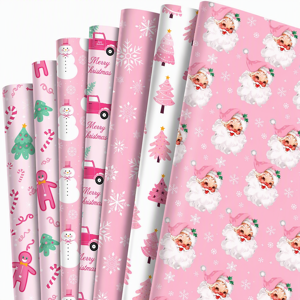 🎄50 % Rabatt!!🎅🎀12 Blatt Weihnachtsschneemann-Geschenkbox-Geschenkpapier